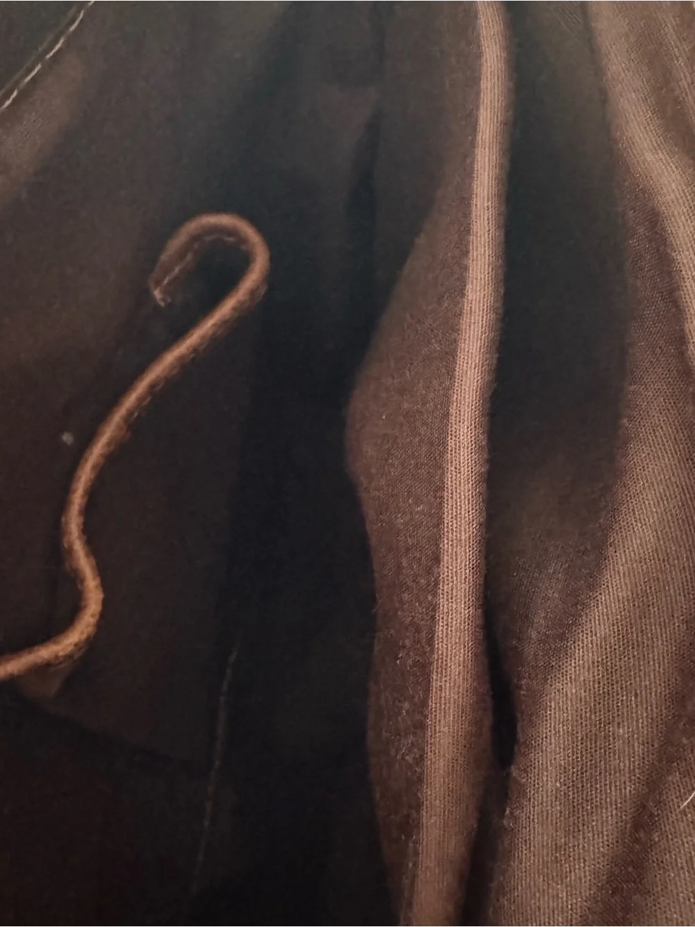 Leather Messenger Bag - Brown